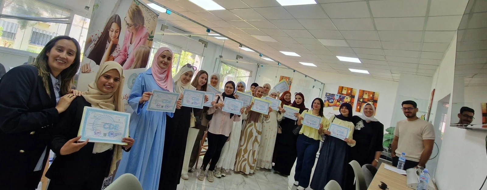 Participants à une formation du Centre de développement de l’entrepreneuriat