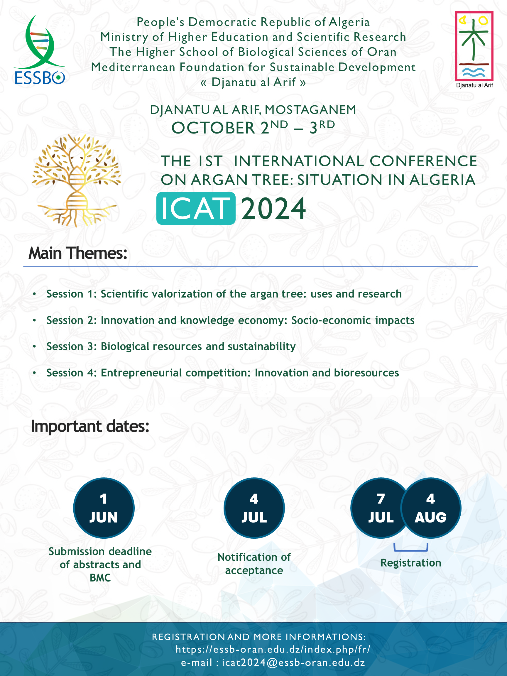 ICAT 2024 — L’arganier en Algérie